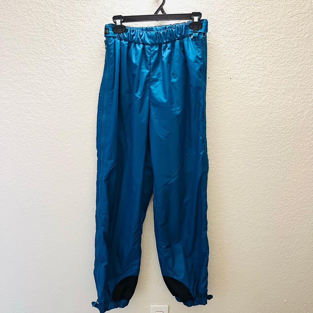 Vintage 90s Columbia Ski Pants Women’s M Teal Insulated Snow Y2K Retro Winter - Picture 2 of 7